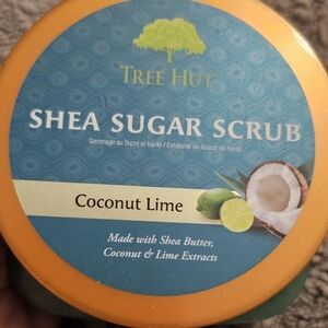 Tree Hut Shea Sugar Scrub - Coconut Lime (Blue & Orange)